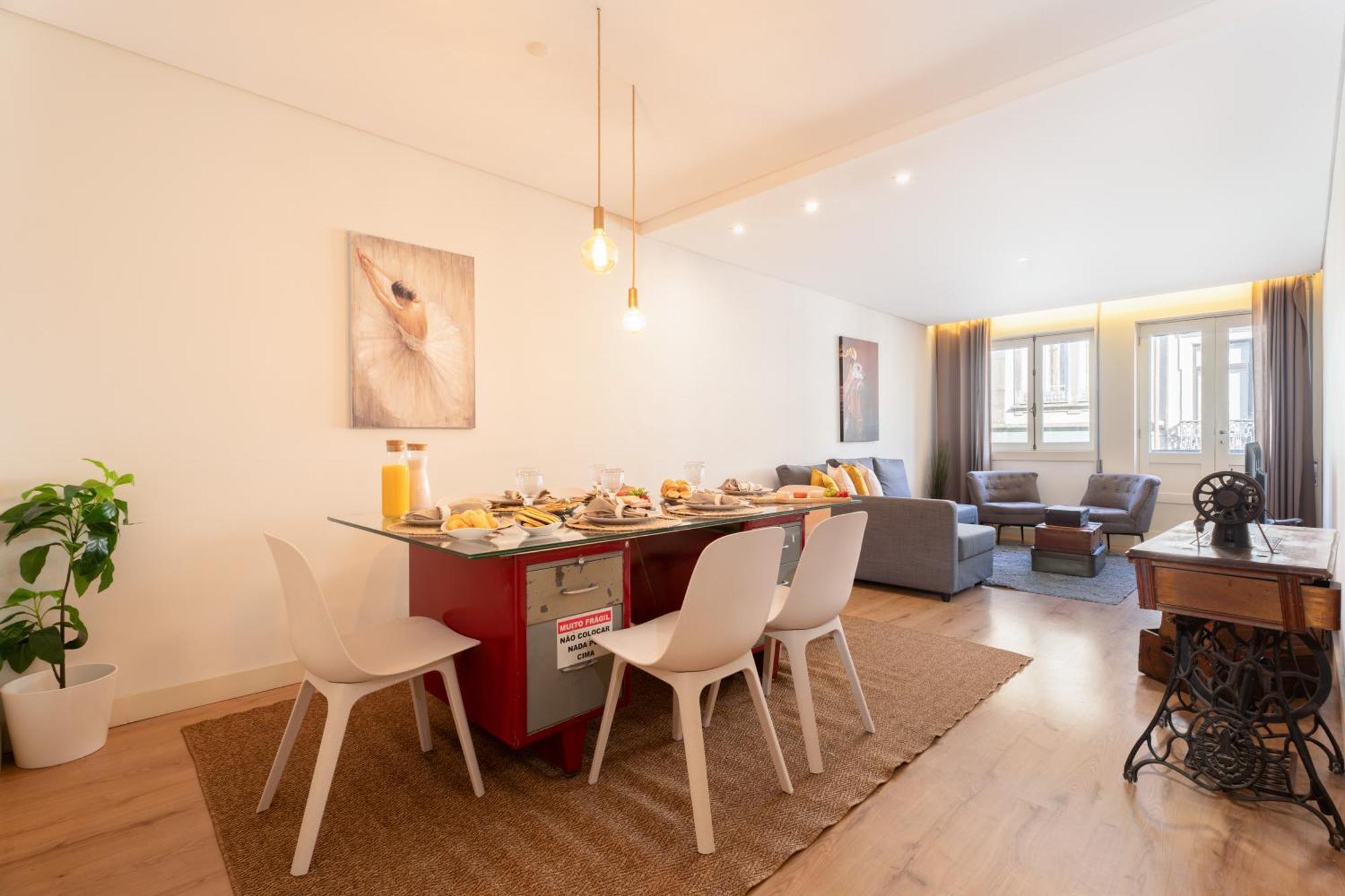Ferienwohnung Host Wise - Colorful Bright Flat With Balcony Porto Zimmer foto