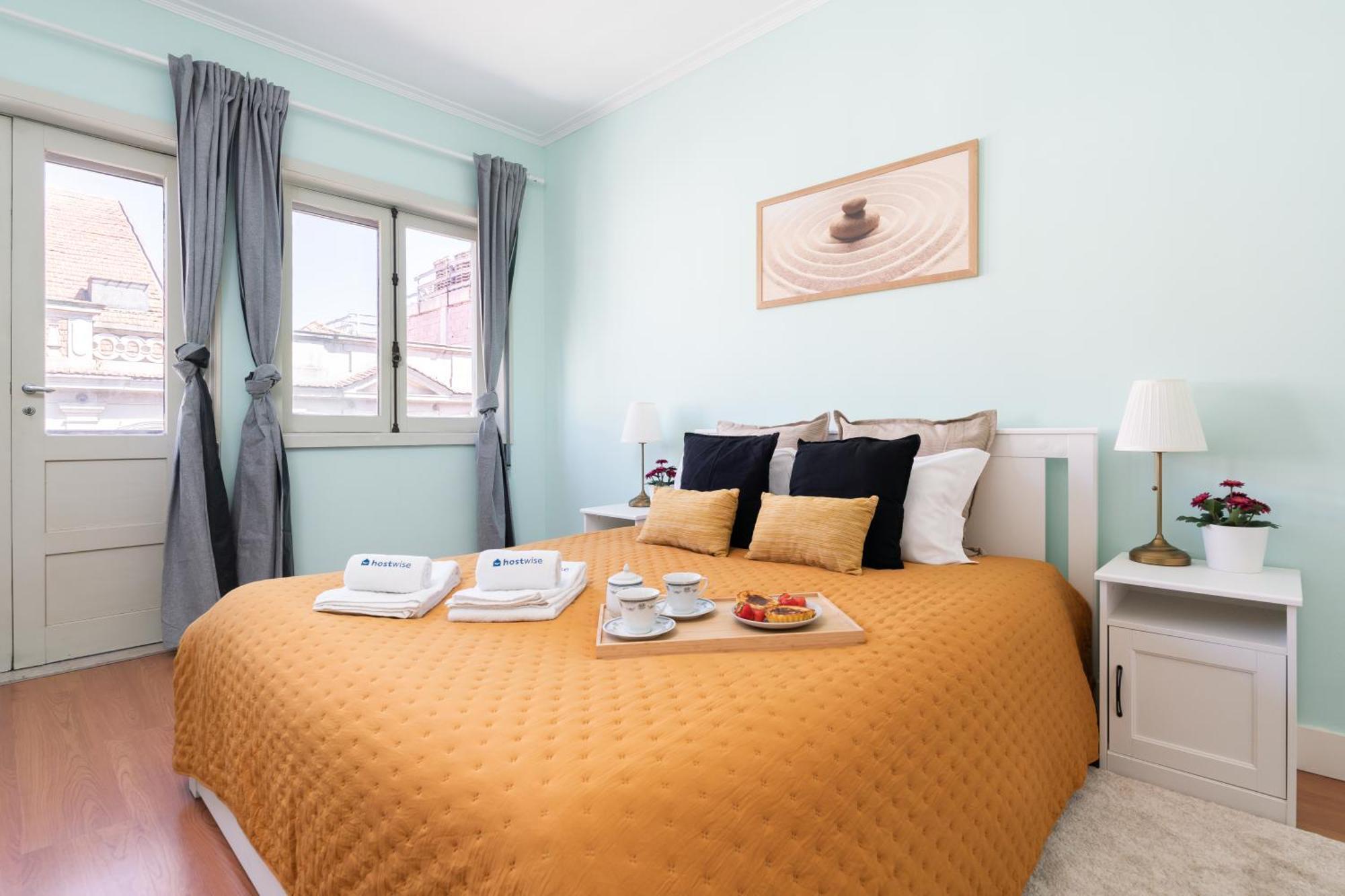 Ferienwohnung Host Wise - Colorful Bright Flat With Balcony Porto Exterior foto